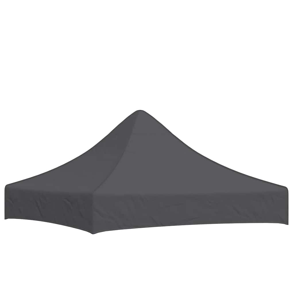 vidaXL Party Tent Roof Garden Outdoor Living Replacement Canopy Gazebo Marquee Pavilion Top Cover Sunshade Sun Shelter 2x2 m Anthracite 270 g/mยฒ