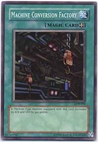 Yu-Gi-Oh! - Machine Conversion Factory (LOB-096) - Legend of Blue Eyes White Dragon - Unlimited Edition - Common