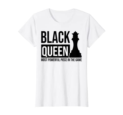 Femme Black Queen Melanin africain américain T-Shirt