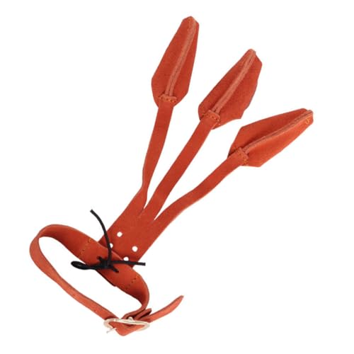balacoo Three Finger Archery Gloves Hand Protector for Accurate Shooting Comfortable Fit for All Wrist for Hunting and Practice