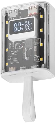 Mars Gaming MPK-10K, Power Bank Compacta 22.5W, Carga Rápida QC3....