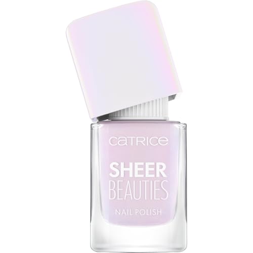 Catrice Cosmetics Esmalte de uñas Sheer Beauties, iluminador, corrector de color, translúcido, 10.5 ml