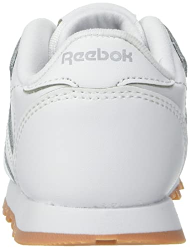 Reebok Baby Classic Leather Sneaker, Ftwr White/Ftwr White Rubber Gum-02, 7.5 Us Unisex Infant #TOP2