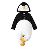 VINUOKER Baby Boy Girl Cute Animal Outfits Long Sleeve Hoodie Infant Funny Penguin Costume Halloween Christmas Clothes