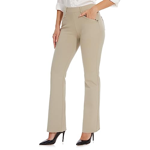 Pantalones De Vestir Para Mujer IUGA Womens Dress Pants Wide Leg