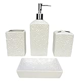Versátil para cualquier decoración: Moderno, rústico e incluso de granja. Elija su patrón, color y forma favoritos, y puede estar seguro de que combinará perfectamente con el estilo de su baño principal, de invitados o incluso de su hijo adolescente