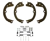 Rear Parking Emergency Brake Shoes Set & Brake Hardware Kit D4060-EZ60C Replacement Parts For Nissan Titan 2017 2018 2019 2020 2021 2022 2023