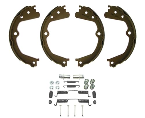 Rear Parking Emergency Brake Shoes Set & Brake Hardware Kit D4060-EZ60C Replacement Parts For Nissan Titan 2017 2018 2019 2020 2021 2022 2023