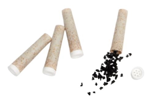 Bellabro Filtros de carbón activo de coco (120 unidades) | Naturales Ø 7 mm | cónicos | Sabor puro