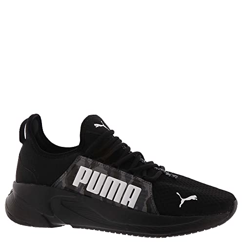 PUMA Softride Premier Slip-On Camo Sneaker Men's Slip On 9 D(M) US Black-White