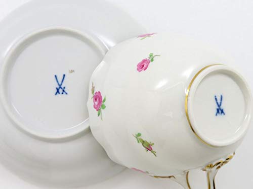 Amazon | 訳有 マイセン カップ＆ソーサー□Aカンテ 散らし小花 ローズ