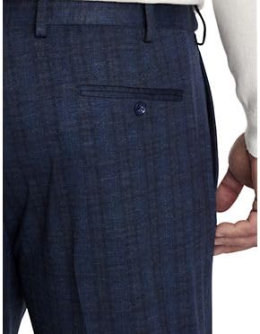 Oak Hill Waist-Relaxer Plaid Dress Pants3