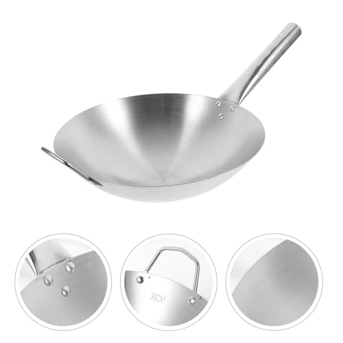 Wok de Acero Inoxidable Luxshiny Superficie Antiadherente Ligero miniatura 4