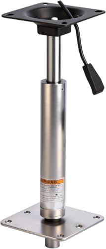 Heavy Duty Adjustable Boat Seat Pedestal Base Mount Kit