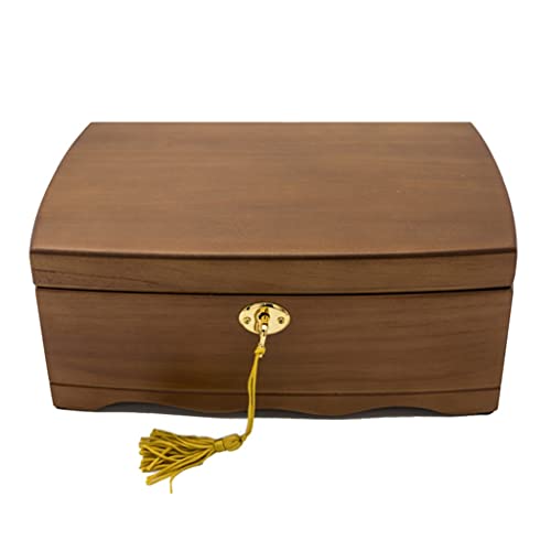 Boîte à bijoux en bois anti-nœud | Solution de voyage avec support colliers et bagues - 5