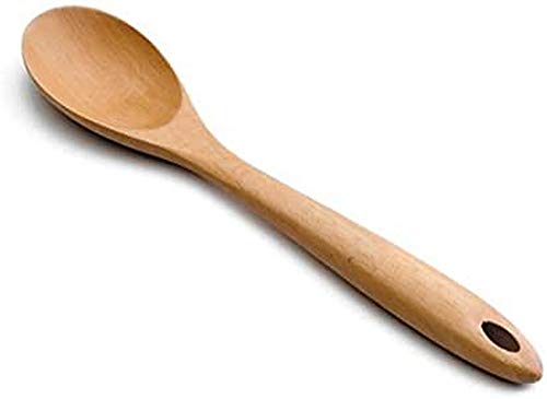 LACOR Beech Wood Plain Spoon, Light Brown, One Size, 30 x 6 cm