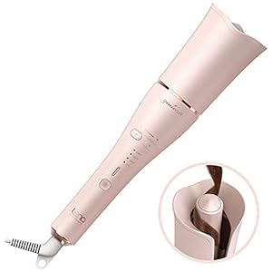 LENA Auto Hair Curling Wand, Professional Hair Curler Iron Styler, Automatic Rotating Styling Tool with Ceramic Ionic Barrel and Smart Anti-Stuck Sensor for Long and Medium-Length Hair