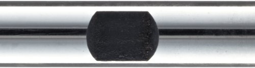 Image of 5110384 High Speed Steel (HSS) Square Nose End Mill, Inch, Double End, Weldon Shank, Uncoated (Bright) Finish, 30 Degree Helix, 2 Flutes, 6.375 inch Overall Length, 1 inch Cutting Diameter, 1 inch Shank Diameter