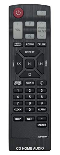 Microcomponentes, Electronics AULCMEET AKB74955351 - Mando a Distancia Compatible con LG CD Home Audio CK43 CKS43F CK56 CKS57F Mini Hi-Fi System