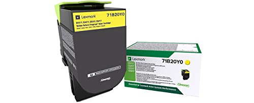 Toner Lexmark X317 jaune cartouche originale Lccp Lrp pour imprimante