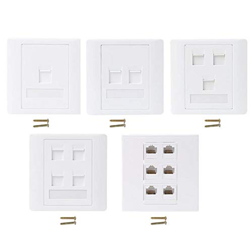 GID 86 Type Computer Socket Panel CAT5E Network Module RJ45 Cable Interface Outlet Wall Socket Electrical Equipment,4