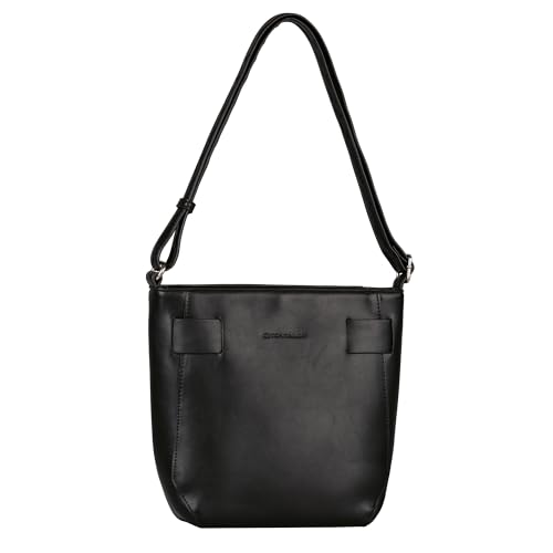 Sac de transport femmes Paige noir chic avec fermeture zippée