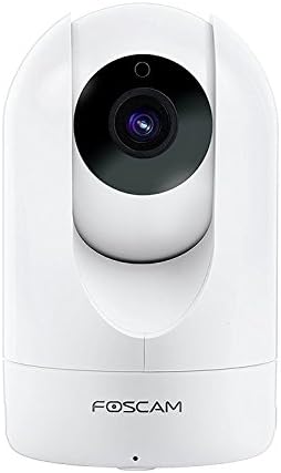 Foscam Home Security Camera, R2 Full HD 1080P WiFi IP Camera with Real-time 1080P Video at 25FPS, Pan Tilt 8X Digital Zoom, Motion Detection & Alert, Optional Cloud Service Available, White