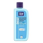 Clean & Clear Deep Cleansing Lotion for Sensitive Skin (1x 200ml), Clean and Clear Facial Cleanser with Salicylic Acid to Deeply Clean, Remove Dirt and Oil, Help Prevent Spots