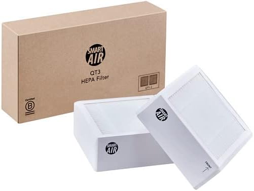 Smart Air (AKA Smart Health) QT3 Genuine Replacement HEPA Filters -2-Pack