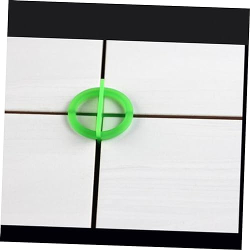Angoily 2sets Professional Tile Leveling System Kit 1.5mm Tile Leveler Wall/floor Mounting Base Spacers for Tile Consumable 100pcs*2