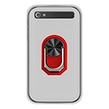 UOGNADGD Flexible Hülle + Ringhalter Kompatibel mit BlackBerry Classic Q20 Handy-Schutzhülle mit Magnetischem Ständer Mechanischer Stil (Rotring)