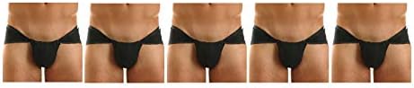Men's Supporter Langot (Black) -Pack of 5