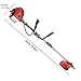 Weed Eater Gas Powered 52cc 2-Stroke Gas Crank, 2 in 1 Grass Trimmer, Multi-Functional Trimming Tool - String Trimmer, Brush Trimmer Red