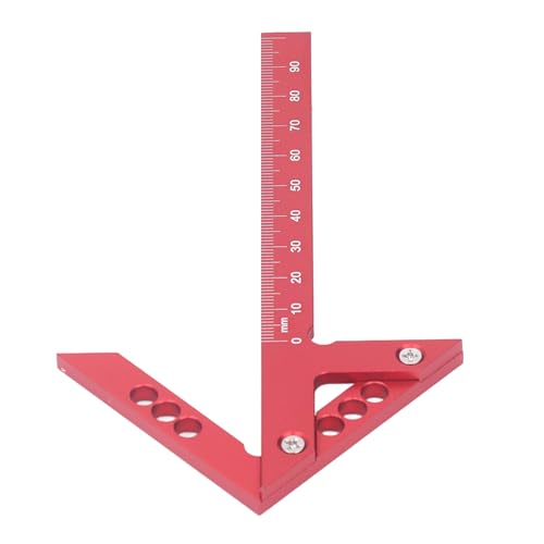 Zimmerei-Mittellinien-Anreißer, Aluminiumlegierung, 45-Grad-Winkel, Mittelpunkt-Findungs-Layout-Instrument, Holzbearbeitungs-Markierungswerkzeug