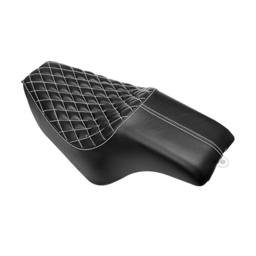 Asiento de motocicleta negro para solucionar dolores del pasajero
