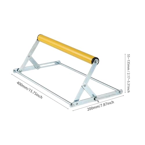 Support de scie à table robuste pliable jaune pour machine de découpe - 6