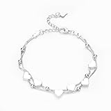 Il braccialetto a cuore in argento viene fornito in una confezione regalo per gioielli. Un regalo premuroso per lei, le migliori amiche, ragazze, ragazze adolescenti, sorelle, figlia, madre, nipote o te stesso per il compleanno, la laurea, la festa della mamma, il giorno più dolce, Halloween, il Ringraziamento, Natale, San Valentino o semplicemente come sorpresa regalo per la persona speciale nella tua vita per farle sapere che tieni a lui.
