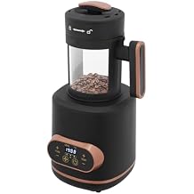 Coffee Bean Roaster Machine - Electric Air Coffee Roaster Machine Home Use Air Coffee Roaster with Adjustable Timer Roasting Heating 0-20 minutes and Air Fan Setting 3 gears