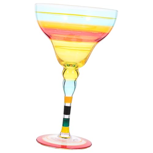 ABOOFAN Bicchiere in Colorato - Bicchiere Da Margarita Dipinto A Mano Perfetto Per Le Feste