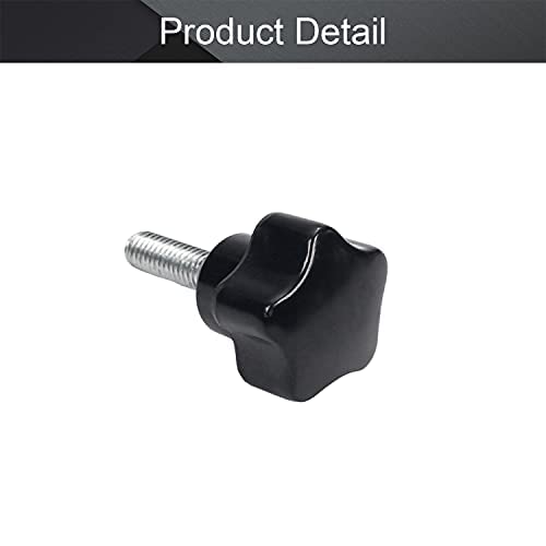 20 Stück M6 Sterngriffmuttern - Handspannknäufe Aus Kunststoff Mit Kupferkern