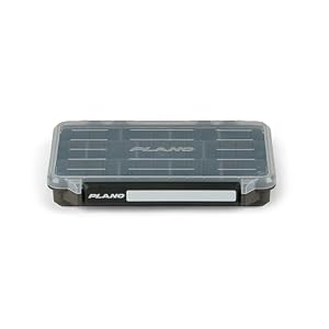 Plano StowAway 3600 Stow Tackle Box with Corrosion-Preventive Rustricor, Single Latch Design, Transparent DuraView Lid, Stackable Storage for Fishing Bait, Lures and Gear