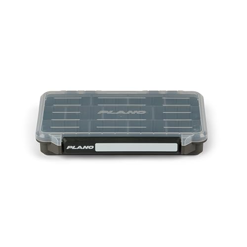 Plano StowAway 3600 Stow Tackle Box with Corrosion-Preventive Rustricor, Single Latch Design, Transparent DuraView Lid, Stackable Storage for Fishing Bait, Lures and Gear