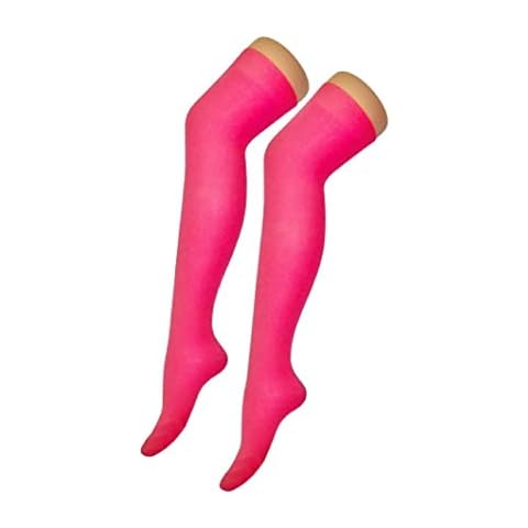 Crazy Chick Neon Thigh High Socks Cover
