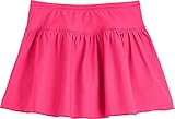 Coolibar UPF 50+ Girls' Swim Skirt - Sun Protective (Small- Aloha Pink)