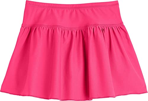 Coolibar UPF 50+ Girls' Wavecatcher Swim Skirt - Sun Protective (Small- Aloha Pink)