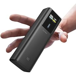 CUKTECH 100W Power Bank, 10000mAh Portable USB C Charger with Smart TFT Display, PD3.0 Fast Charging Compatible iPhone 16/15 Series, Samsung Galaxy S24/S23, iPad Air/Pro, MacBook, Dell etc.