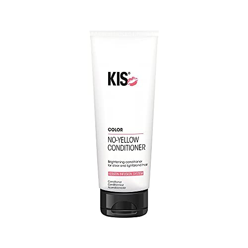 KIS Color No-Yellow Conditioner Brightening Conditioner for silver and lightblond hair Cover