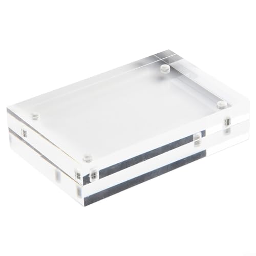 Cadre photo magnétique en acrylique transparent - 4 x 6 cm