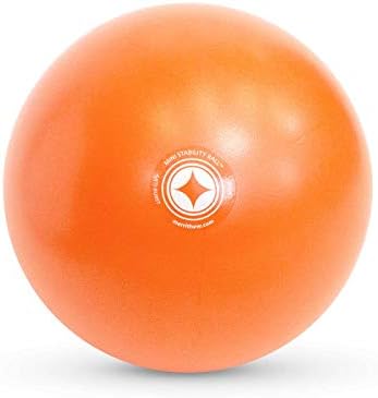 STOTT PILATES Mini Stability Ball (Orange), 12 Inch / 30 cm