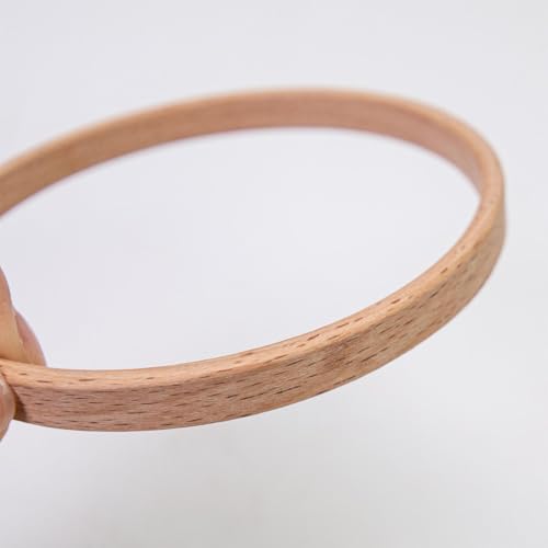 Aros de madera para manualidades: marcos de corona reutilizables para decoración 7
